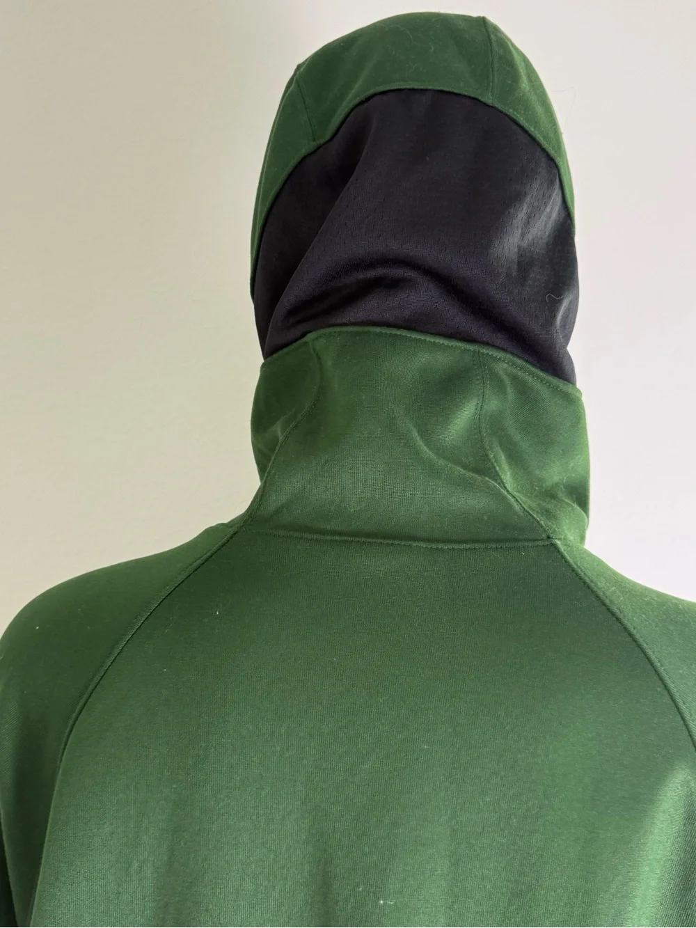 Nike Men’s Dark Green Crewneck Pullover with Black Swoosh
